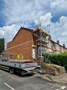 Scaffolding in Stourport-on-Severn, Worcestershire